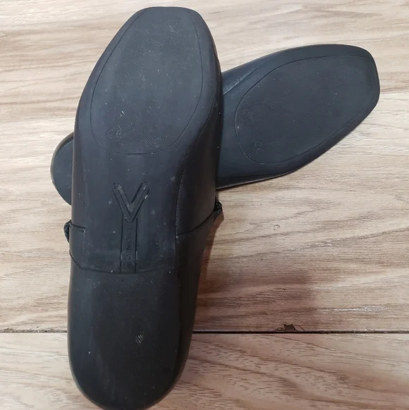 Vionic Alameda Mary Jane Flat 8.5 Black Leather Comfort Shoe - Picture 2 of 5